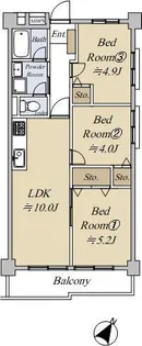 メゾン岸谷【2階】の間取り