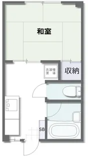 エヌエスハイツ北田町【2階】の間取り