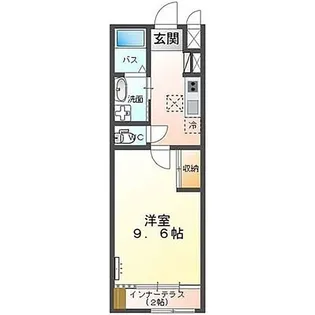 Hack berry真鍋【1階】の間取り