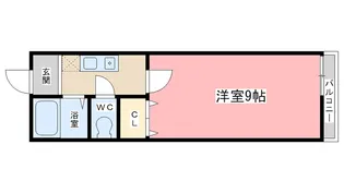 ピア山科【2階】の間取り