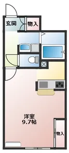 ロハスE【1階】の間取り