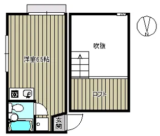 東京都練馬区石神井町6【アパート】の間取り