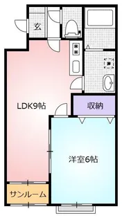 ハイツS.E.【2階】の間取り