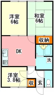 梶原コーポ【2階】の間取り