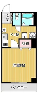 シンシアハイツ神山【2階】の間取り