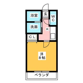 ベルポート【2階】の間取り