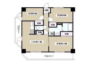 メゾン・ド・グランドゥール【3階】の間取り