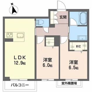 AXIS助信【2階】の間取り