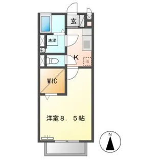 メルベーユ・メゾン【2階】の間取り
