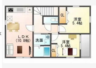 兵庫県加東市社【アパート】の間取り