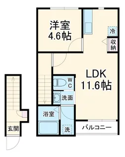 クレール【2階】の間取り