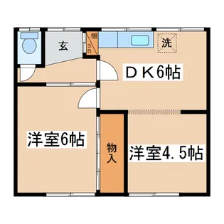 吉田マンション【2階】の間取り