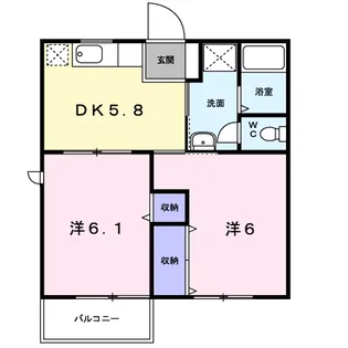 アーバンビレッジIII【2階】の間取り
