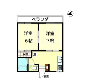 パインヒル新宿【1階】の間取り