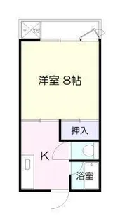 ビスタリー原池田【1階】の間取り