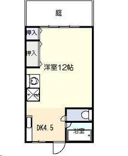 第1鶴田アパート【1階】の間取り