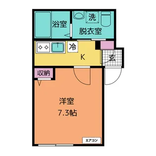 グランジュテ追浜パークテラス【2階】の間取り