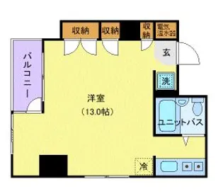 メゾン・ド・ユニヴェール【6階】の間取り