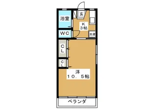 神奈川県横浜市港北区綱島西5【マンション】の間取り