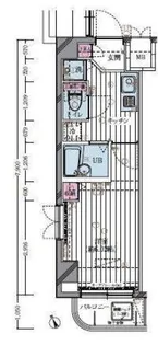 リヴシティ平和島【1階】の間取り