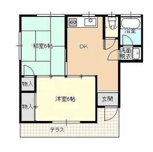 エス・コーポ【2階】の間取り