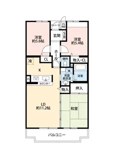 公社賃貸SMALIO ロジェ長野【4階】の間取り