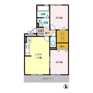 サン トゥール【3階】の間取り