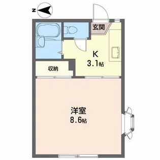 プチ・ラフォーレ【1階】の間取り