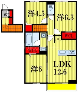 グレイスマチハタ【2階】の間取り