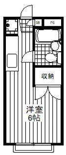 東京都世田谷区松原1【アパート】の間取り