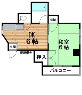 東京都台東区東上野6【マンション】の間取り