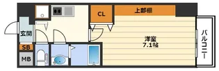 W-style大阪駅前【14階】の間取り