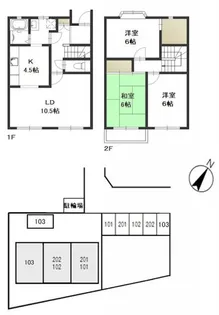 コーポシオンの間取り