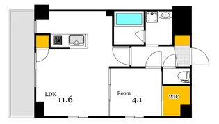 ソラーナ天満町【2階】の間取り
