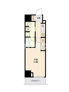 アジールコート雪が谷大塚【12階】の間取り