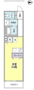 SHIMOKITA APARTMENT【1階】の間取り