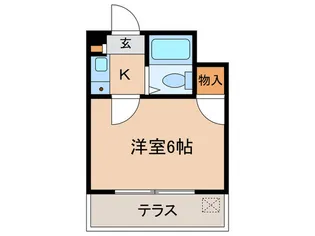 シティハイツ嵯峨野【1階】の間取り
