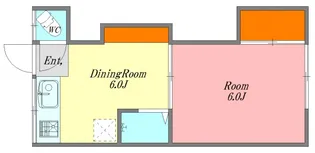 広島県広島市中区竹屋町【アパート】の間取り