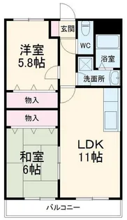 ルーチェ【3階】の間取り