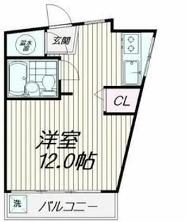フジハイツ【1階】の間取り