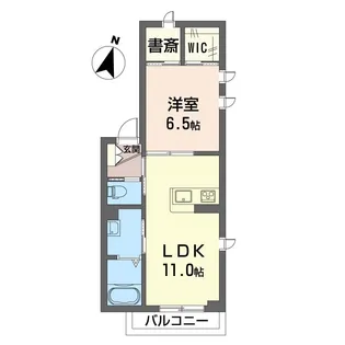 シャルマン II【1階】の間取り