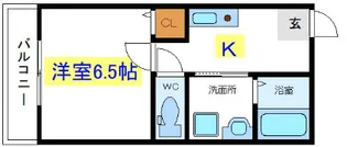 東京都江戸川区平井3【アパート】の間取り