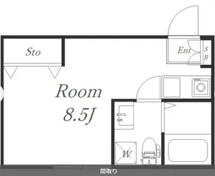 ダイヤモンドヒルズ阪東橋【2階】の間取り