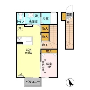 Bene・K【2階】の間取り