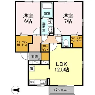 ザ・ギャラリー ABCDEF【2階】の間取り