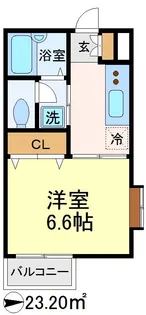 東京都世田谷区祖師谷3【アパート】の間取り