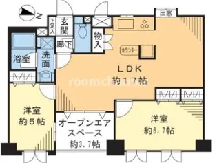 グランシティ横浜西口【3階】の間取り