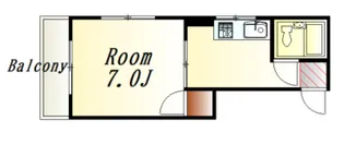 広島県広島市中区東白島町【マンション】の間取り