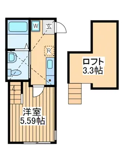 スカイビュー桜ヶ丘【2階】の間取り
