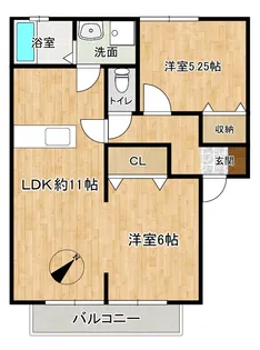 ピュアステージ【2階】の間取り